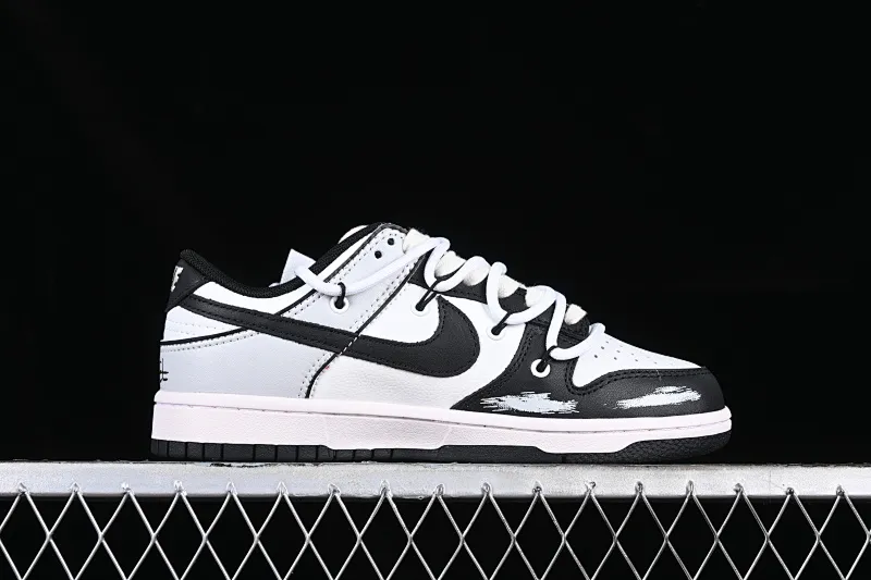 All categories Nk SB Dunk series Nk SB Dunk Low low-top sneakers Nk Dunk Low Skywalker black and white gray summer simple SB strap low-top casual sneakers DD1391-100